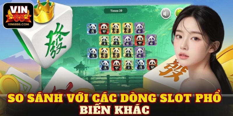 So sánh với các dòng slot phổ biến khác